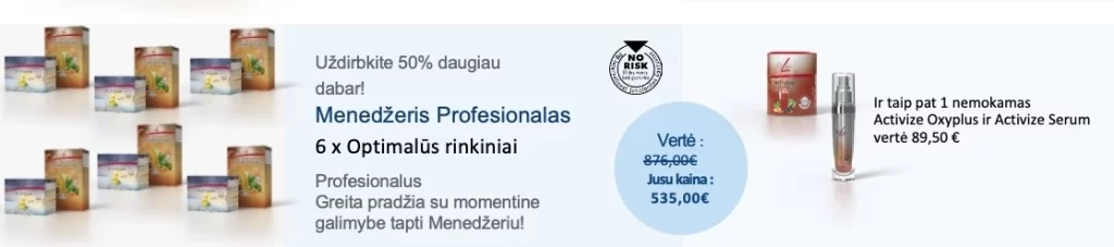 Fitline optimalus rinkinys su dovanomis 